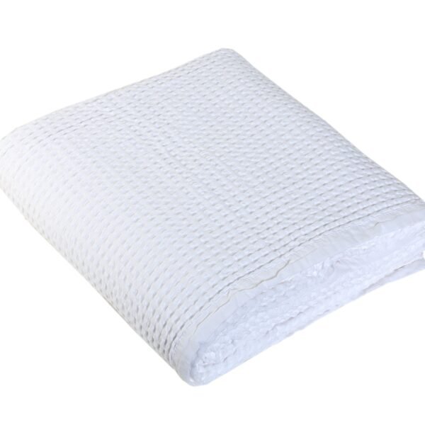 Κουβέρτα Πικέ Υπέρδιπλη 220×240 Nef Nef New Golf White