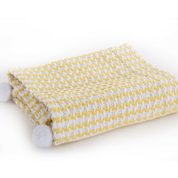 Κουβέρτα Πικέ Κούνιας 110×150 Nef Nef Sometime Yellow