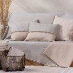 Ριχτάρι Διθέσιος 170×250 Nef Nef Nature Grey/Linen