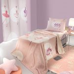 Κουβέρτα Fleece Μονή 160×220  Saint Clair Ultra Soft Ballerinas