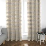 LINO ΚΟΥΡΤΙΝΑ ARTEMISA 901 ΜΕ ΤΡΕΣΑ BROWN 133X270