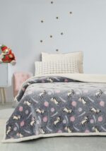 Κουβερτα Ημιδιπλη Φωσφοριζέ 160×220 Cosmin Unicorns - Image 3