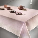 Αλέκιαστο Τραπεζομάντηλο 145x180 Saint Clair 1021 Pink-Beige