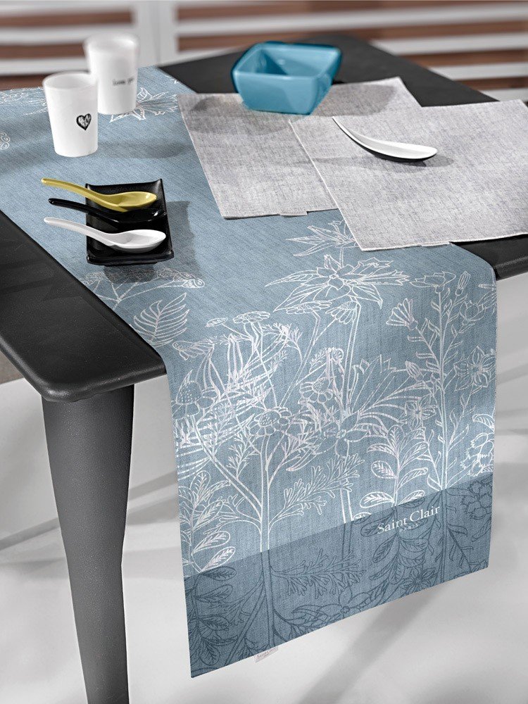 1719030121000 Runner Δυο Όψεων 40×160 Saint Clair 2034 Denim - Image 1