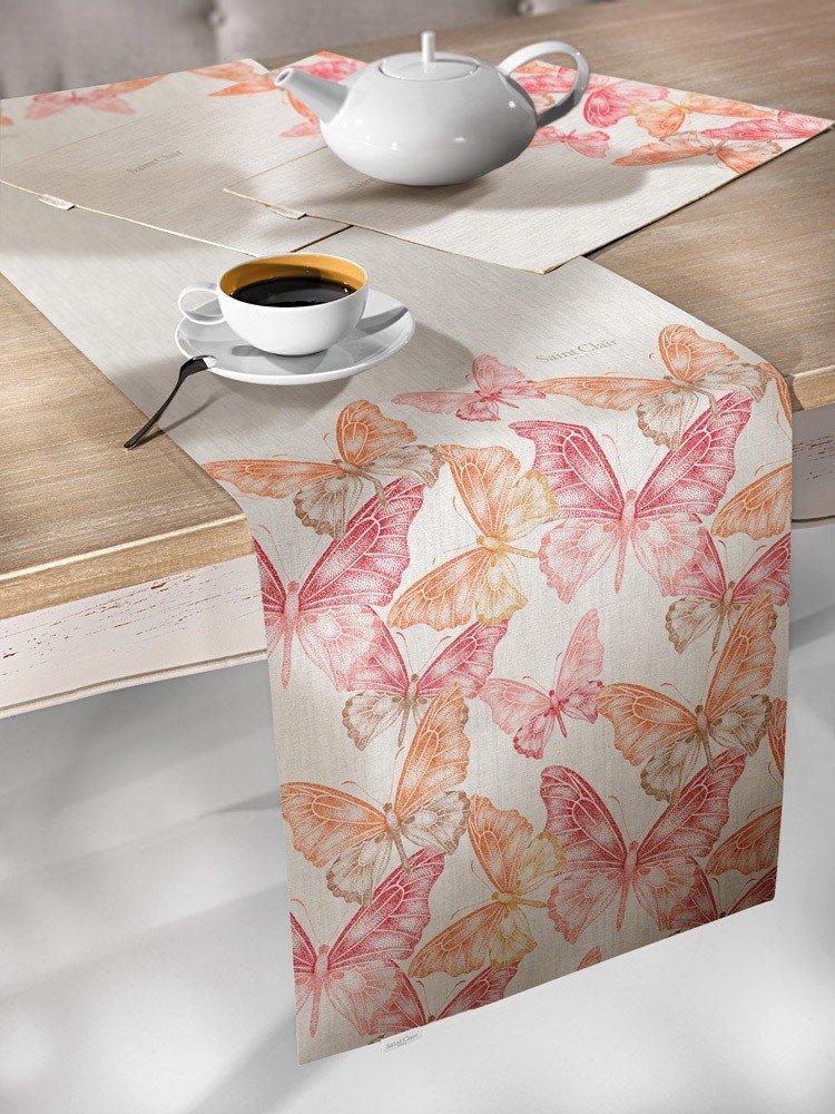 1719030121005 Runner Δυο Όψεων 40×160 Saint Clair 2037 Coral - Image 1