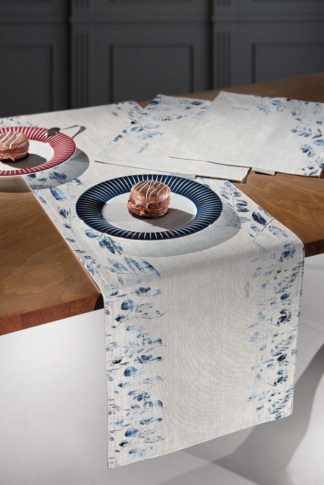 1719030121009 Runner Δυο Όψεων 40×160 Saint Clair 2039 Denim - Image 1