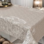 Αλέκιαστο Τραπεζομάντηλο 145x220 Saint Clair 1028 Natural