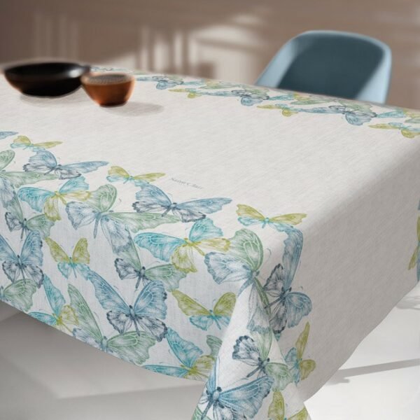 Αλέκιαστο Τραπεζομάντηλο 145x145  Saint Clair 1031 Aqua