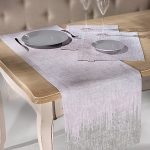 Runner Δυο Όψεων 40×160 Saint Clair 2040 Lilac-Silver