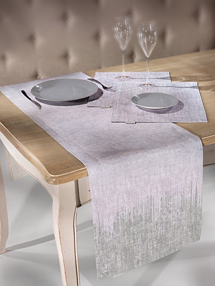 1719030121084 Runner Δυο Όψεων 40×160 Saint Clair 2040 Lilac-Silver - Image 1