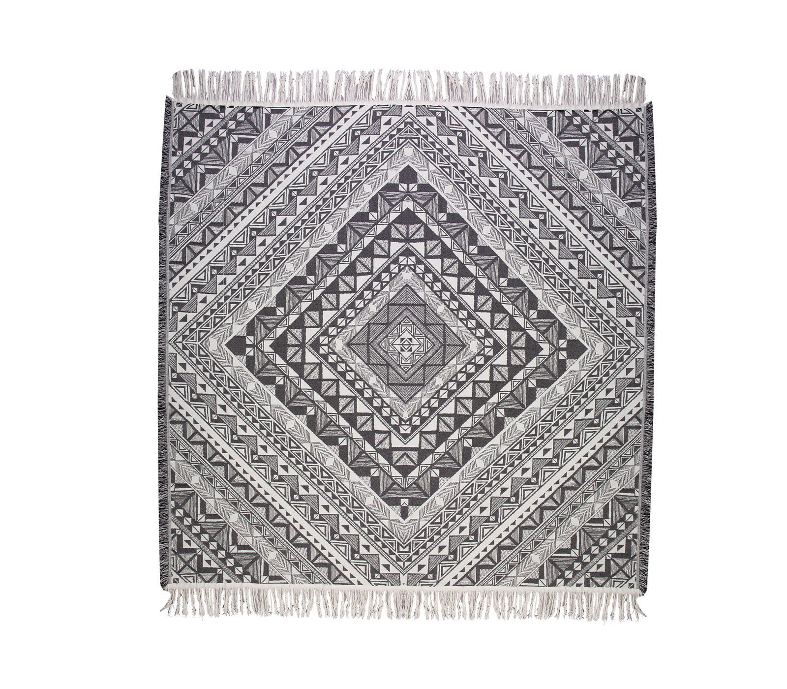 5205495491141 Πετσέτα θαλάσσης Τετράγωνη 160x160 Nef Nef Amazed Black - Image 1