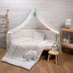 Σετ προίκας Κούνιας 9 τεμαχίων  Elephant Μέντα ABO - Image 2