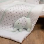 Σετ προίκας Κούνιας 9 τεμαχίων  Elephant Μέντα ABO - Image 4