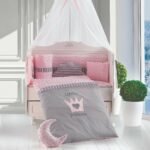 Σετ προίκας Κούνιας 9 τεμαχίων  Little princess ABO