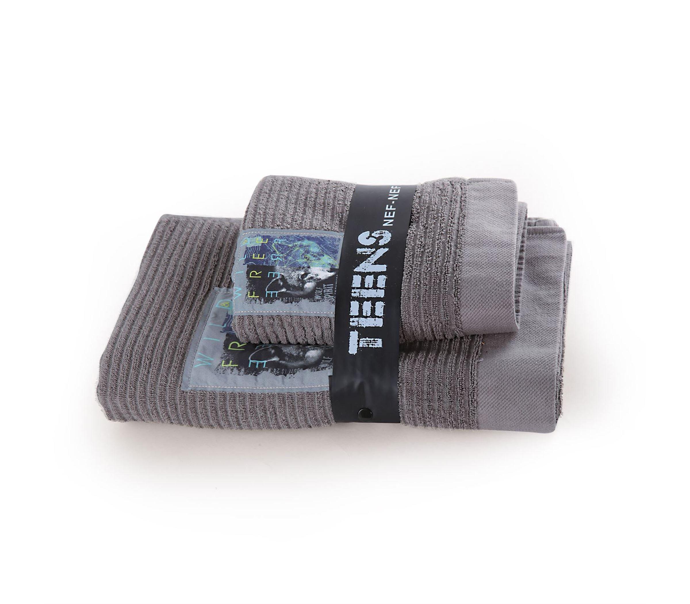 PETSETES-SET-WILD-AND-FREE-024849-1_L_L_L Σετ Πετσέτες 2 Τεμαχίων Nef Nef Wild & Free - Image 1