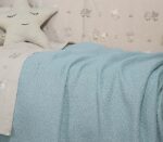 Κουβέρτα Πικέ Κούνιας 110×150 Nef Nef Smooth Blue - Image 2