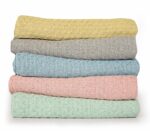 Κουβέρτα Πικέ Κούνιας 110×150 Nef Nef Smooth Pink - Image 3