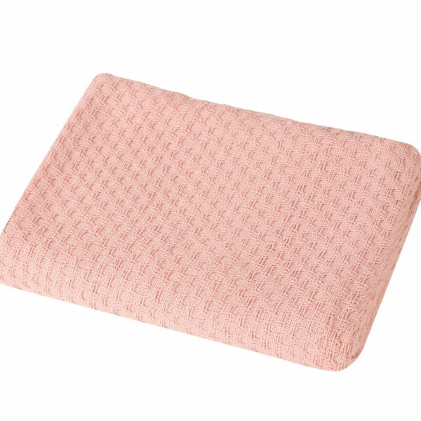 Κουβέρτα Πικέ Κούνιας 110×150 Nef Nef Smooth Pink