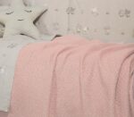 Κουβέρτα Πικέ Κούνιας 110×150 Nef Nef Smooth Pink - Image 2