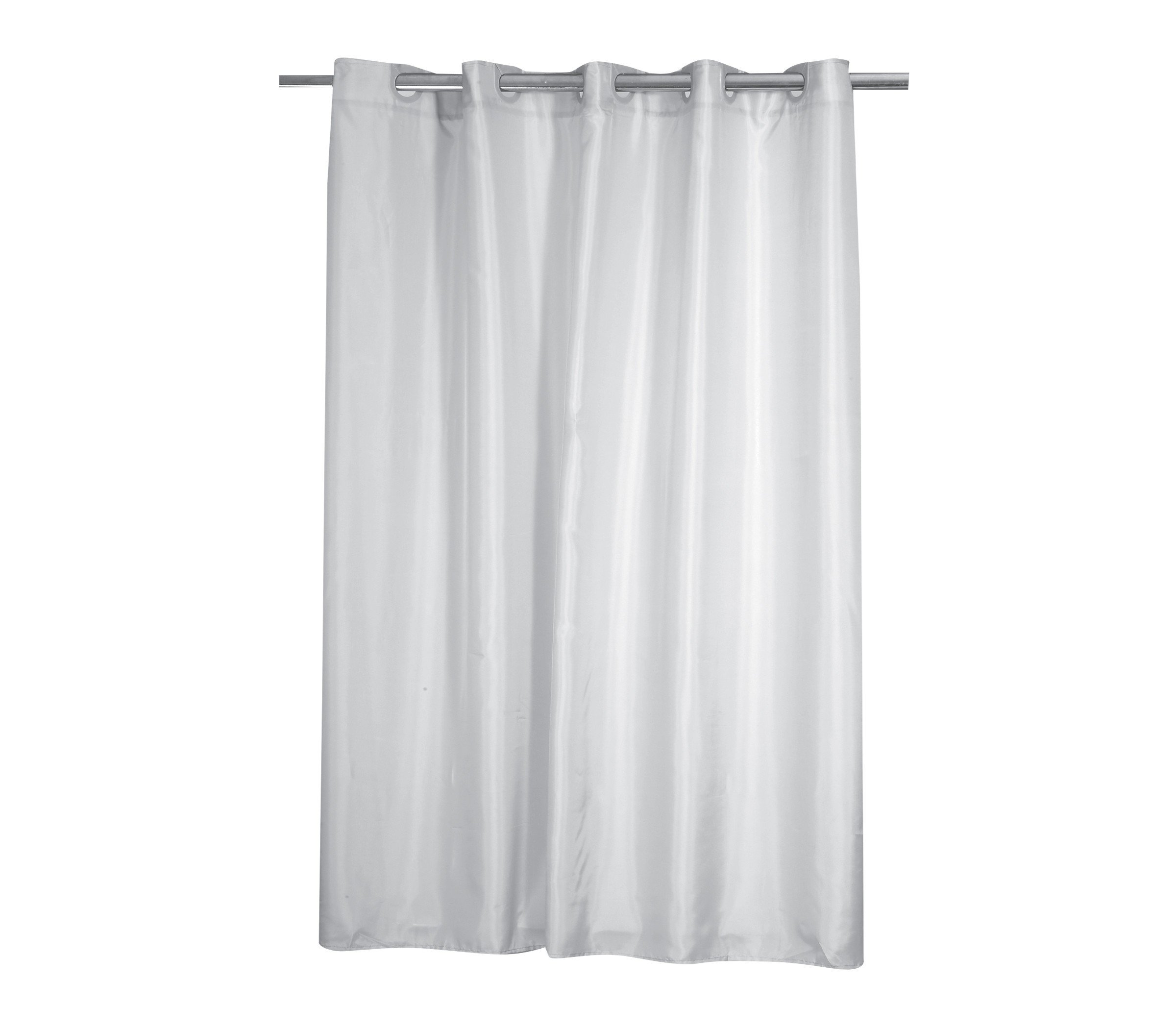 5205495431833 Κουρτίνα Μπάνιου Υφασμάτινη 180×180 Nef Nef Shower White - Image 1