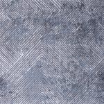 Γραμμικό χαλί γκρι μπλε Ostia 7100/953 με το μέτρο - Colore Colori