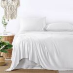 Σεντόνι Ημίδιπλο Με λάστιχο 120×200+32 Lino Classical White