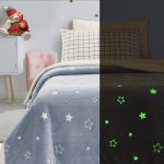 Κουβερτα Ημιδιπλη Φωσφοριζέ 160×220 Cosmin Blue Stars
