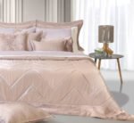 Σετ Πάπλωμα Με Γούνα Υπέρδιπλο 240×250 Guy Laroche New Chevron Amethyst