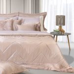 Σετ Πάπλωμα Με Γούνα Υπέρδιπλο 240×250 Guy Laroche New Chevron Amethyst