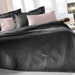 Σετ Κουβέρτα Καπιτονέ Μονή 160×220 & Μαξιλαροθήκη 50×70 Guy Laroche Capsule Anthracite