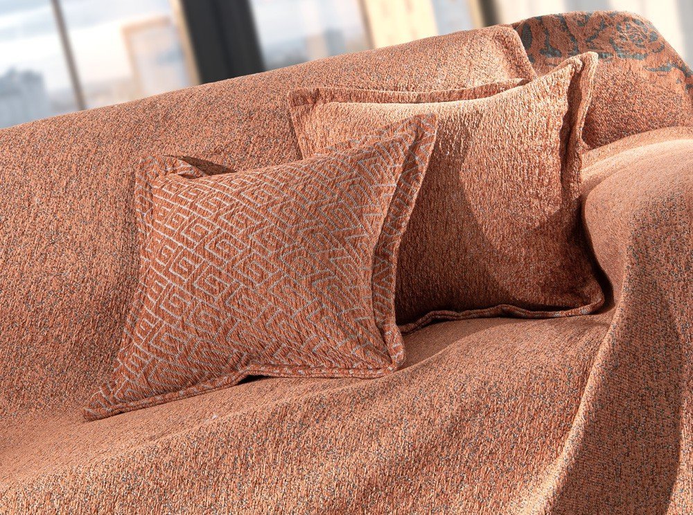 1116030221012 Διακοσμητική Μαξιλαροθήκη 50×50 Guy Laroche Rosana Terra - Image 1