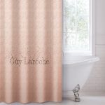 Κουρτίνα Μπάνιου 240×190 Αδιάβροχη Guy Laroche Pandora Old Pink