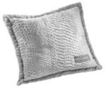 Σετ Ριχτάρι Γούνινο Πολυθρόνας 130x170 & Μαξιλαροθήκη 48x48 Διακόσμησης Guy Laroche Crusty Silver - Image 2