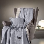 Σετ Ριχτάρι Καπιτονέ 130x170 & Μαξιλαροθήκη 40x40 Διακόσμησης Guy Laroche Capsule Silver