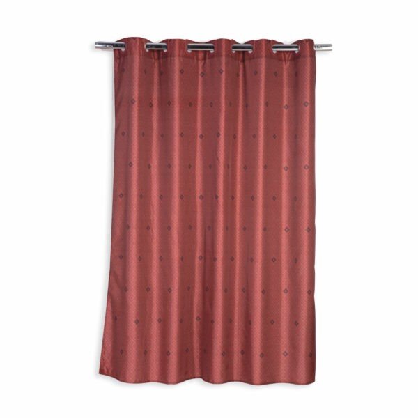 Κουρτίνα Μπάνιου Υφασμάτινη 180×180 Nef Nef Insignia Bordo