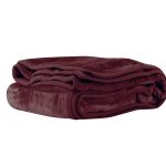 Κουβέρτα Βελουτέ Υπέρδιπλη 220×240 Nef Nef Loft 22 Bordo