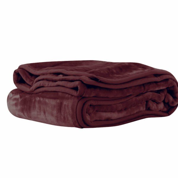 Κουβέρτα Βελουτέ Υπέρδιπλη 220×240 Nef Nef Loft 22 Bordo