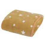 Βρεφική Κουβέρτα Βελουτέ Κούνιας 100×140 Nef Nef Stellar Yellow