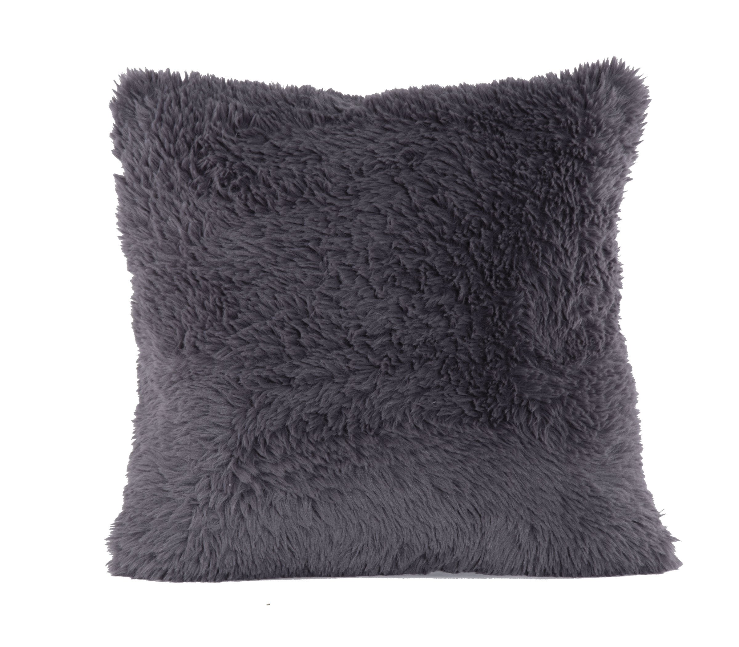 5205495502717 Μαξιλάρι Διακοσμητικό 50×50 Nef Nef Rabbit Fur Iverson Anthracite - Image 1