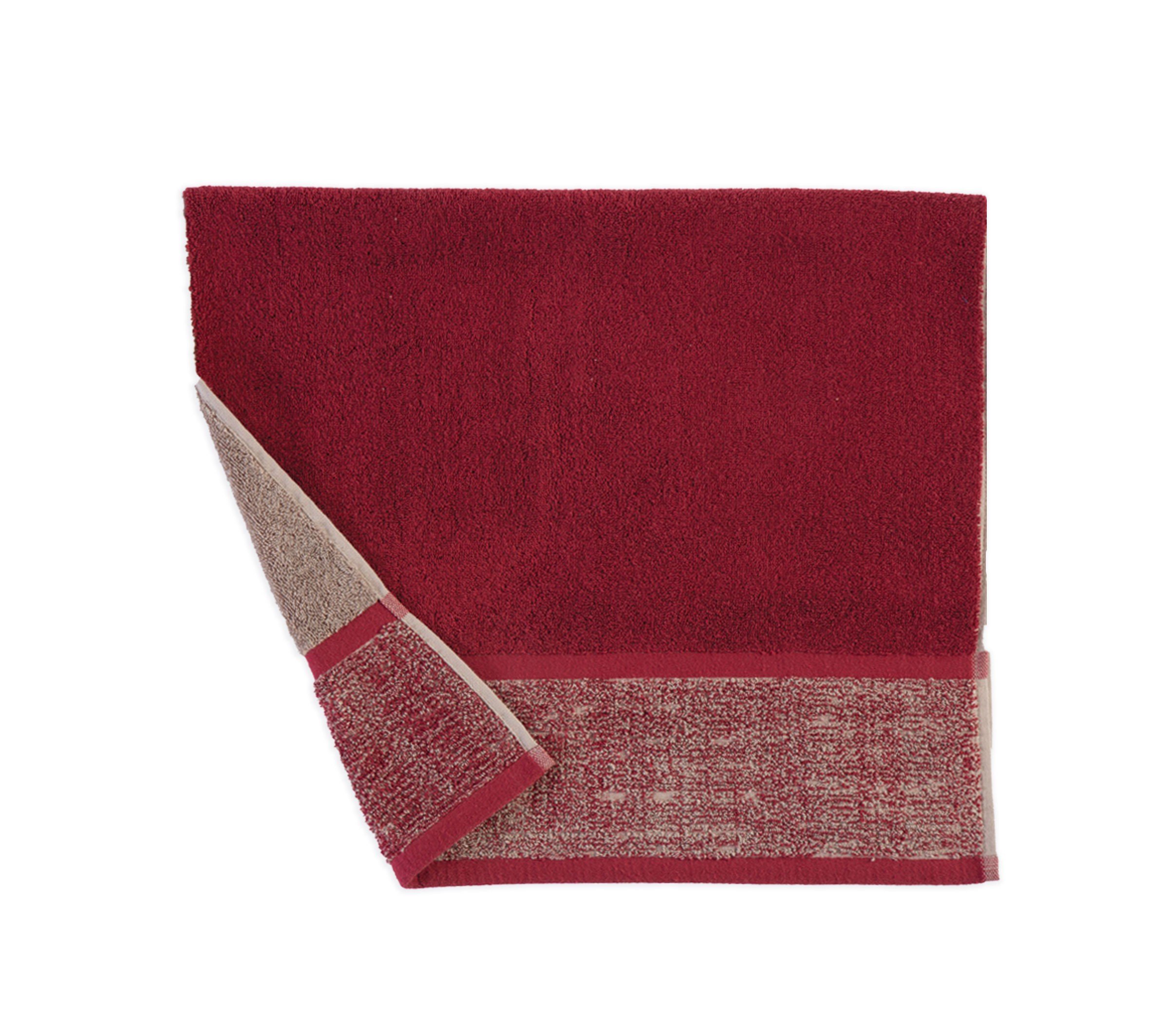 5205495504407 Πετσέτα Μπάνιου 70×140 Nef Nef Cora Bordo - Image 1