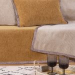 Ριχτάρι Διθέσιος 180×250 Nef Nef New Tanger Mustard/Ecru