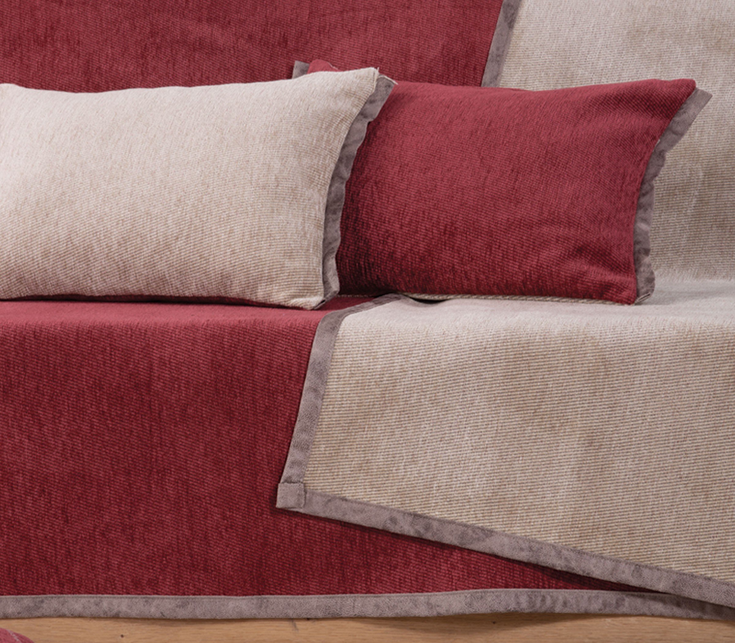 5205495505732 Ριχτάρι Διθέσιος 180×250 Nef Nef New Tanger Bordo/Ecru - Image 1