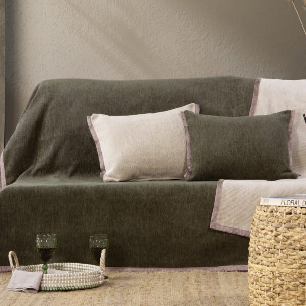 Ριχτάρι Τριθέσιος 180×300 Nef Nef New Tanger Green/Ecru