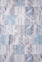 Χαλί Monza 8070/110 εκρού μπεζ μπλε ρόμβοι - 2,50x3,50 Colore Colori