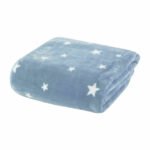 Βρεφική Κουβέρτα Βελουτέ Κούνιας 100×140 Nef Nef Stellar Blue