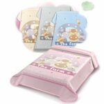 Κουβέρτα Βελουτέ Κούνιας 110×140 Belpla Ster 664 - Pink