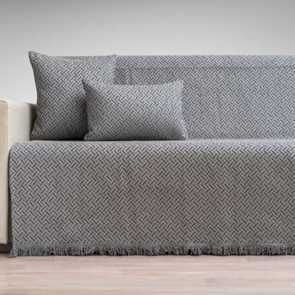 Ριχτάρι Πολυθρόνας (170X170) Cotone KOMO γκρι