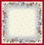 Χριστουγεννιάτικο Τραπεζομάντηλο 140x140 Vassiliadis Joy Silver 1151 - Image 2