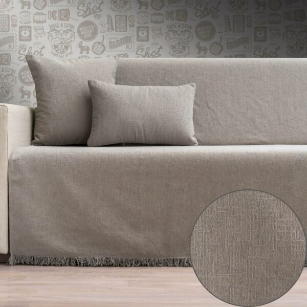 Ριχτάρι τετραθέσιου (170X340) Cotone SOFI γκρι ανοιχτό