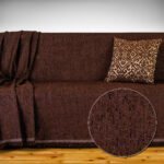 Ριχτάρι πολυθρόνας (170X170) Cotone Bari  καφέ